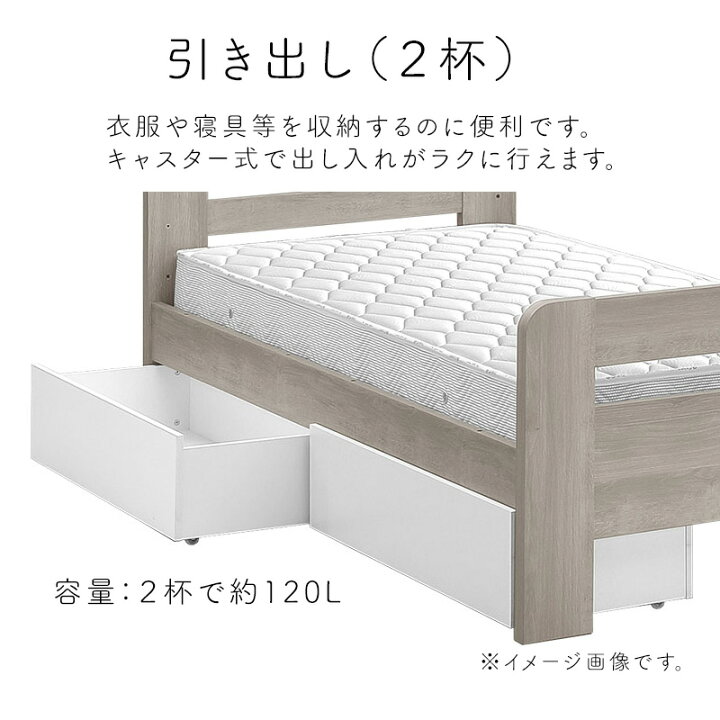 楽天市場】Granz グランツ 2段ベッド カラリス フラットタイプ 引出し 