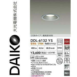 ����d�@�@DDL-6132YS�@LED�_�E�����C�g�@��