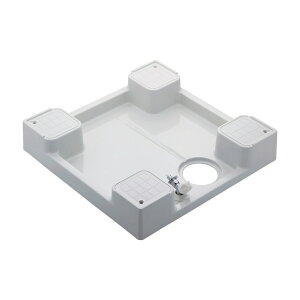 カクダイ 426-501K-W 洗濯機用防水パン(水栓つき) ホワイト ☆