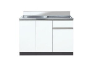 イースタン工業 CM2-120 流し台 W1200xD550xH800mm 壁出し水栓タイプ【お届け先 関東限定】 ⇒