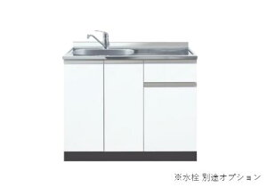 イースタン工業 COD2-120 流し台 W1200xD550xH850mm デッキ出し水栓タイプ 水栓別売【お届け先 関東限定】 ⇒