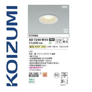 �R�C�Y�~�Ɩ��@AD7250W35�@�_�E�����C�g�@��[Z]