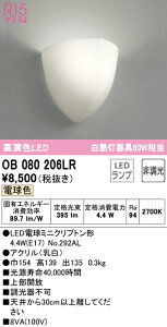 �I�[�f���b�N�@OB080206LR�@LED�u���P�b�g�@4.4W�@�d���F�@60W���� ��[Z]
