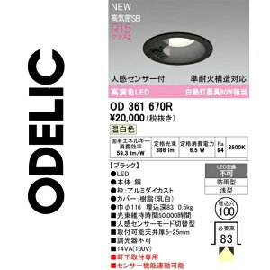 �I�[�f���b�N�@OD361670R�@LED�_�E�����C�g�@��