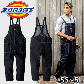 Dickies ディッキーズ 通年作業服 作業着 ストレッチデニムサロペット D-709