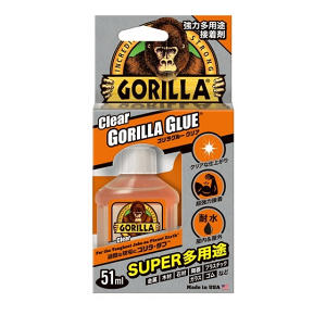 KURE�@���H�Ɓ@GORILLA�@�S���� �O���[�@�N���A�@51ml�@���͑��p�r�ڒ���
