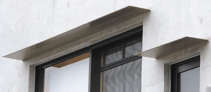 楽天市場】アルミ製 庇 （ひさし） アルフィン AF925 出幅：250ミリ