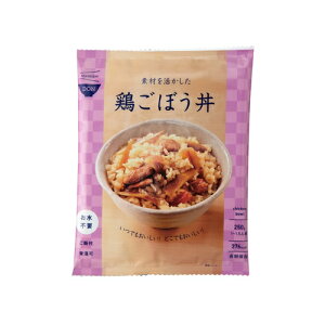 イザメシ IZAMESHI DON 素材を活かした鶏ごぼう丼 365g (長期保存食/3年保存)