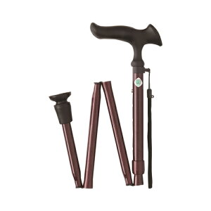 Fuji Home(フジホーム)Walking Stick(ステッキ・杖)WB3741かるがも E 折畳Sレッド