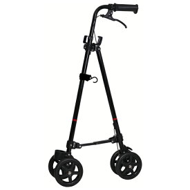 【送料無料　メーカー直送品】★スロープに伝わって歩いてるような感覚★高さ調節できます【適応身長の目安：150〜175cm】Fuji Home(フジホーム）Walking Stick(ステッキ・杖)WB5135ハンドレールステッキ2ブラック高齢 お年寄り