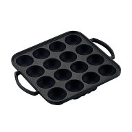 【IH対応】【日本製】池永鉄工 たこ焼き器 16穴 電調専科 鉄鋳物 たこ焼きプレート ガス火対応 鉄製 たこ…