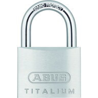 ABUS 南京錠 BP64TI/30KD タイタリウム製 30mm 鍵3本付防犯 軽量 高耐久 自動施錠 自転車 マウンテンバイ…