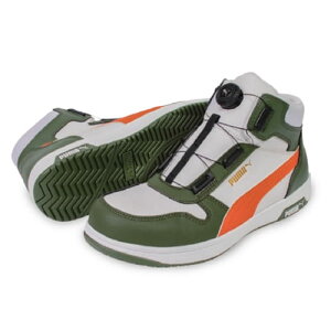 �yPUMA�z���S�CNo.63.222.0�i��/�΁jFRONTCOURT DISC MID / HERITAGE �t�����g�R�[�g �z���C�g���O���[�� �f�B�X�N �~�b�h �Z�[�t�e�B�V���[�Y PUMA�v�[�} ���S�C ��ƌC ���S�X�j�[�J�[