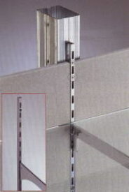 ロイヤル　棚柱　ASF-1　900ミリ　クロームチャンネルサポート　取付簡単