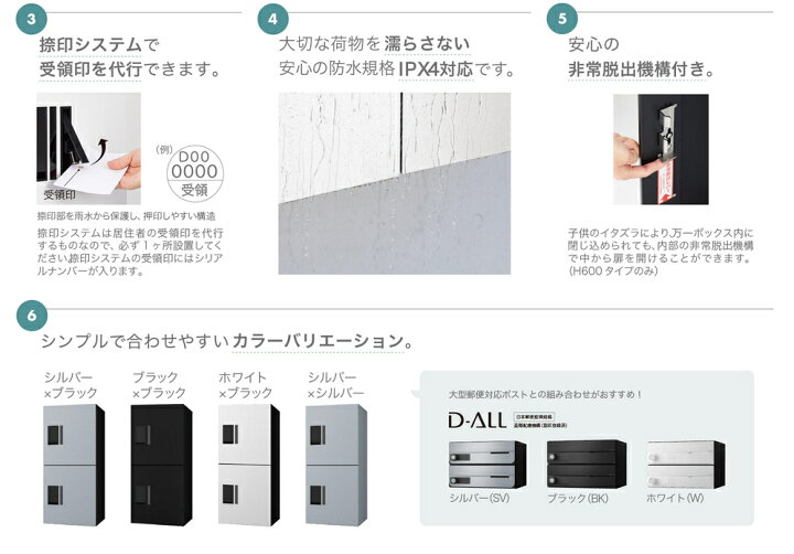 楽天市場】NASTA ナスタ KS-TL01R03A 増設用 宅配ボックス プチ宅unit 
