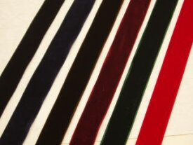 両面ベルベットリボン-24mm【10cm単位販売】BRT-4041024【ネコポス便OK】