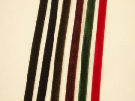 両面ベルベットリボン-6mm【10cm単位販売】BRT-4041006【ネコポス便OK】