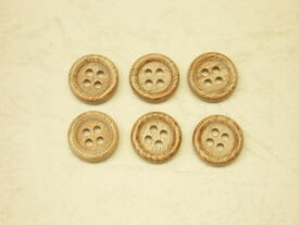 木ボタン-10mm【6個で320円】WBOD-K3119-10【ネコポス便OK】