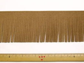 合皮スエードフリンジ 5cm幅-キャメル色【10cm単位販売】PSF-303-43【ネコポス便OK】