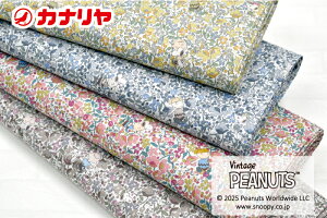 yLIBERTY FABRICSz oeBt@ubNX ^i[ Xk[s[  Charlie Brownfs Flowers `[[EuEYEt[Y s[ibc Peanuts Peanuts Collection 2025ss t y[֔z3.0m