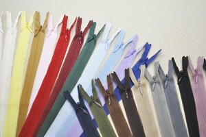 カナリヤ ファスナー 下止めファスナー コンシールファスナー 22cm