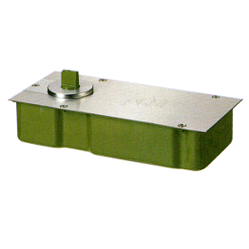 大鳥機工 フロアヒンジ D-22 ストップ付 【即日発送】一般ドア用 中心吊り 自由開き フルセット