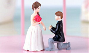 ミニ人形 結婚式カップル ウェディング ウェルカム テラリウム フィギュア ミニ人形 ドールハウス テラリウム コケリウム ジオラマ 箱庭 かわいい おしゃれ ワークショップパーツ 苔盆栽 苔