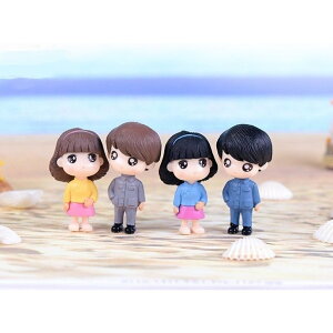 ミニ人形 ショートカット恋人 ウェルカム テラリウム フィギュア 水耕栽培 ミニ人形 ドールハウス テラリウム コケリウム ジオラマ 箱庭 かわいい おしゃれ ワークショップパーツ 苔盆栽 苔