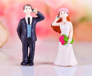 ミニ人形 電話するカップル ウェディング ウェルカム テラリウム フィギュア ミニ人形 ドールハウス テラリウム コケリウム ジオラマ 箱庭 かわいい おしゃれ ワークショップパーツ 苔盆栽