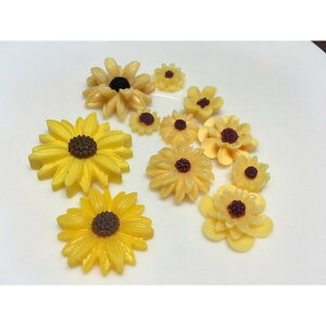 デコパーツ お花11個セット デコレーションパーツ デコ電 ハンドメイド アクセサリーパーツ ヘアピン ハンドメイド チャーム パーツ デコレーション カボション スマホケース 子供