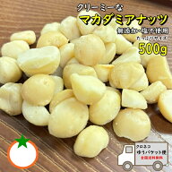 おつまみ マカダミアナッツ たっぷりサイズ 500g 無添加 塩不使用 クリーミーなナッツ クロネコゆうパケ…