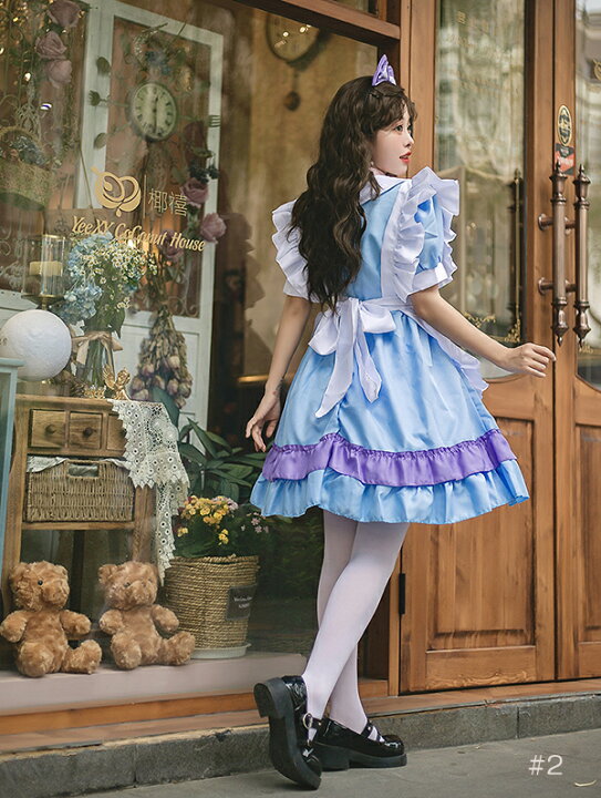 楽天市場】ワンピース ロリータ ロリータワンピース 猫 ドレス 