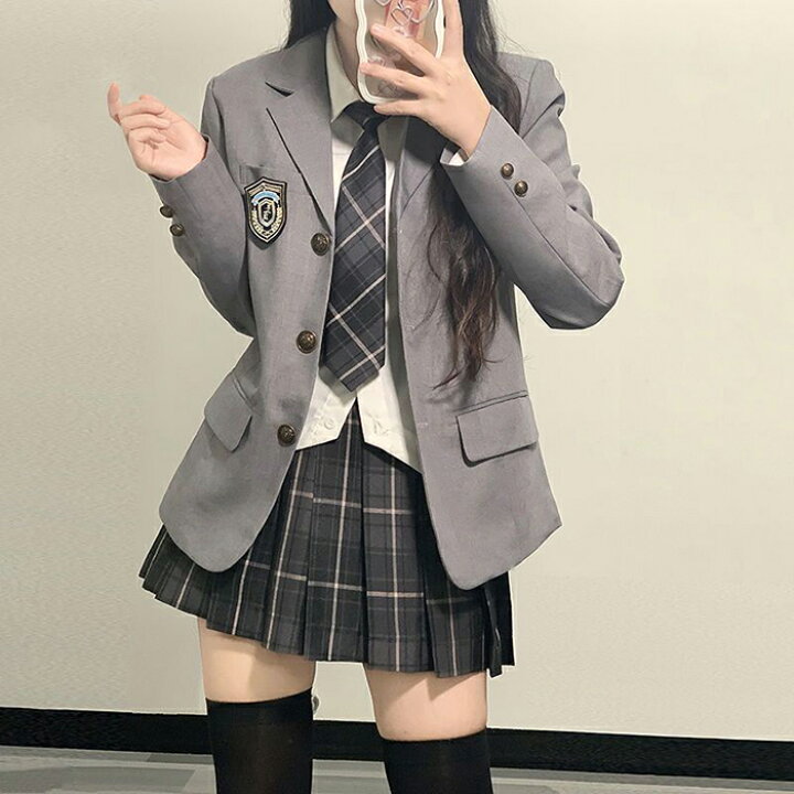 楽天市場】コスプレ 制服 JK 女子高生 学生服 5点セット ブレザー  