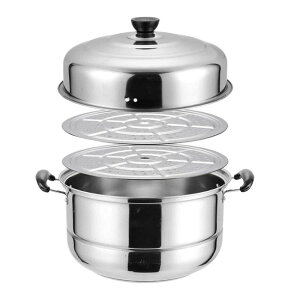   XeX iOi ̓ Wt 3w e ΉM:IHΉ eMΉ Steamer for Cooking @\  (2w 26cm)