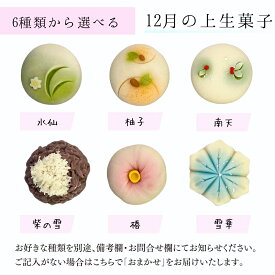 ≪菓匠まつ井≫金沢の和菓子 四季の上生菓子6個セット お好きな種類が選べます【石川県 金沢 老舗 練りきり 和スイーツ 冷凍 季節 おすすめ 通販 お取り寄せ ギフト 月替り 詰め合わせ キレイ 可愛い 美味しい 白あん】
