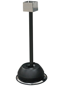 ブラック屋外用消毒液スタンド620 BOSS-620/ 【送料無料】【日本製】【頑丈】 消毒液台 感染症対策 ウイルス対策 予防 スタンド コンパクト ポール 重し付き 転倒防止 水タンク 屋外用