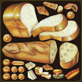シール 食パン フランスパン 装飾 デコレーションシール チョークアート 窓ガラス 黒板 看板 POP ステッカー （最低購入数量3枚～）メーカー直送