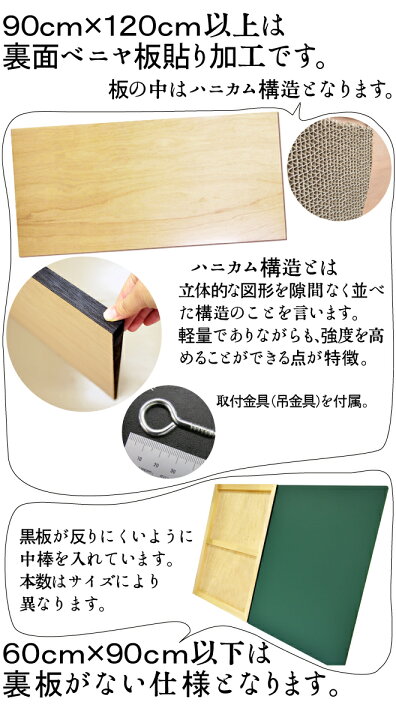 楽天市場】黒板 チョークボード 木製 90cm × 180cm DIY 壁掛け 