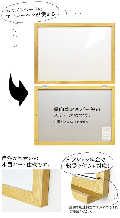 楽天市場 木枠 マーカーボード 30 90cm 151 180cm 壁掛け用 大きい 特注サイズオーダー マグネット対応 ブラックボード ホワイトボード プレゼント レッスン 自宅学習 学習塾 子ども部屋 事務所 掲示ボード 掲示板 大型商品 配達日時指定不可 看板ショップ