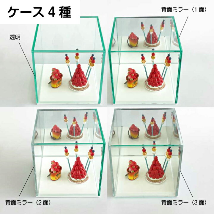 楽天市場】ガラス色 コレクションケース アクリルケース 箱型 1cm単位 