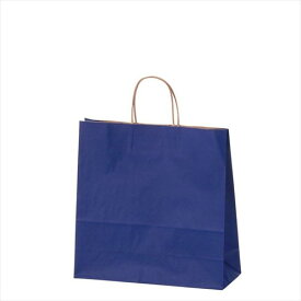 【ラッピング用品】【袋類】【持ち手付き紙袋】 kp38-309-11-11 カラー手提げ紙袋 ネイビー 32×11.5×31cm