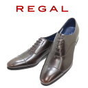 リーガル 革靴 メンズ 靴 ビジネスシューズ 21VR BC ダークブラウン ストレートチップ メンズシューズ 本革 日本製 トラッド 茶色 深みのあるブラウンカラー オシャレなインナーREGAL