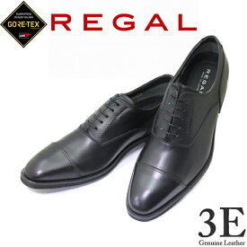 リーガル 靴 メンズ REGAL GORE-TEX（ゴアテックス）ストレートチップ 35HR BB 黒 3Eブラック 革靴 本革（レザー）撥水 防水 日本製 レイン対応 EEE 革靴