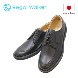 リーガル ウォーカー REGAL WALKER 102W AH 黒 3E革靴 ビジネスシューズ ウォーキング シューズユーチップ ヒモ靴 実用品 メンズ用（男性用）紳士靴 本革（レザー） 日本製 黒（ブラック）24cm 24.5cm 25cm 25.5cm 26cm 26.5cm 27cm