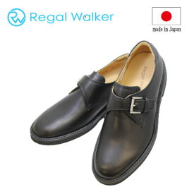 リーガル ウォーカー REGAL WALKER 103W AH 黒 3E革靴 ビジネスシューズ ウォーキング シューズプレーントゥー モンクストラップ メンズ用（男性用）紳士靴 本革（レザー）撥水 日本製 黒（ブラック）24.5cm 25cm 25.5cm 26cm 26.5cm 27cm