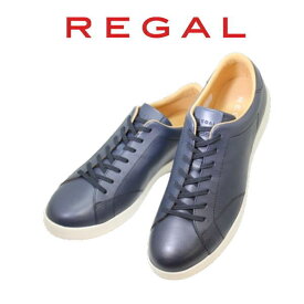 REGAL リーガル レザー スニーカー 57BL AF ネービー (紺色) 革靴 メンズ ウォーキング シューズ紳士靴 本革 レザーシューズ カジュアル スニーカー 25cm 25.5cm 26cm 26.5cm 27cm 軽量 シンプル レースアップスニーカー レザーメンズ