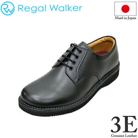 リーガル REGAL WALKER リーガルウォーカー JJ23 AG 黒 3E革靴 メンズシューズ ビジネスシューズ メンズ用（男性用）本革（レザー）ウォーキングシューズ 日本製 幅広3E ワイド ブラック24cm 24.5cm 25cm 25.5cm 26cm 26.5cm 27cm