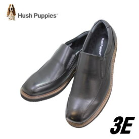 ハッシュパピー 靴 メンズ カジュアル M7121T ブラック (黒) HUSH PUPPIES イージー カジュアル スリッポンシューズ紐無し 軽量 ノンスリップソール 旅行