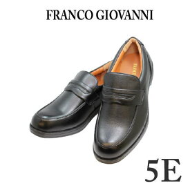実用品 FRANCO GIOVANNI フランコジョバンニ FG5306 黒メンズシューズ メンズウォーキングシューズ 軽量シューズ メンズ用（男性用）幅広 ワイド 甲高 軽量 ワイズ 5E 黒（ブラック）25cm 25.5cm 26cm 26.5cm 27cm