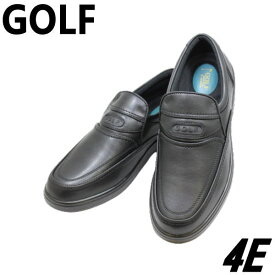 GOLF grandslam ゴルフ 2150 黒 ブラック4E カジュアルシューズ 【靴】本革基材 革靴 4E 幅広 ワイド 軽量 ソフト仕上げ ビジネスシューズ兼用も OK